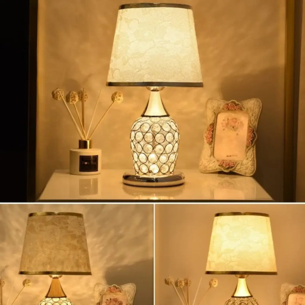 Lampe de Chevet Marianne Essor en Tissu - Matière Textile & Décor Accueillant
