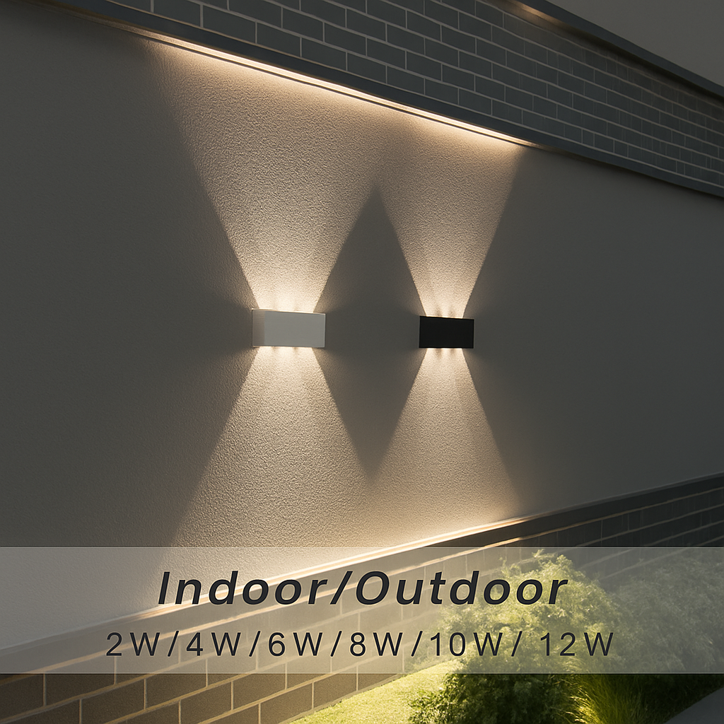 Applique murale — De applique murale LED extérieure étanche IP65 applique murale intérieure 4W6W 8W 10W lumières de jardin en aluminium chambre salon escaliers éclairage