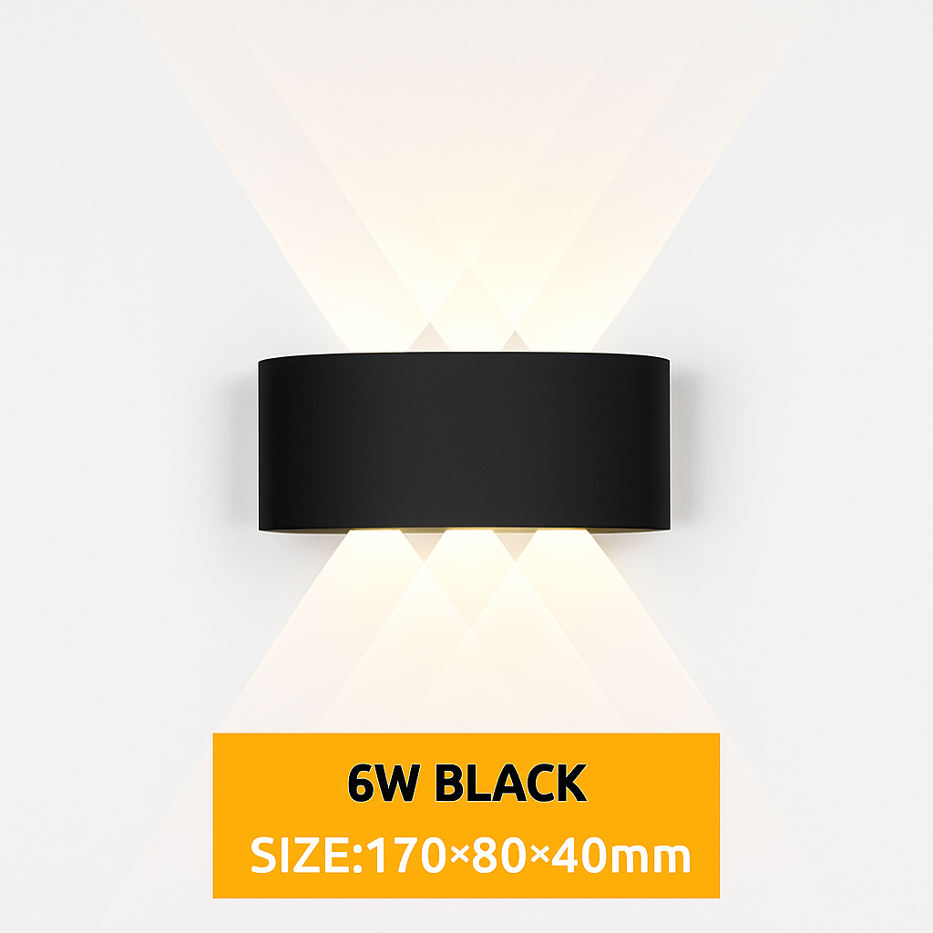 Applique murale — De applique murale LED extérieure étanche IP65 applique murale intérieure 4W6W 8W 10W lumières de jardin en aluminium chambre salon escaliers éclairage