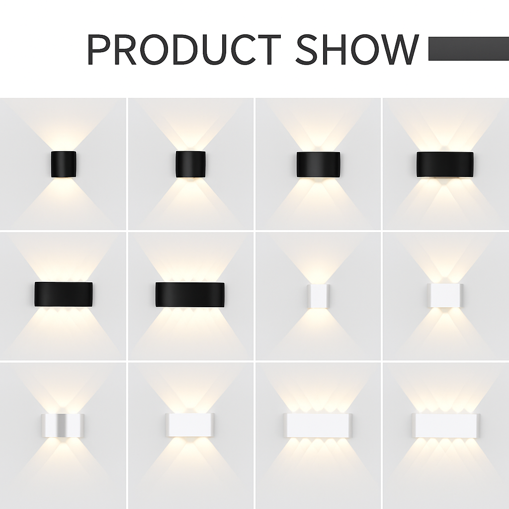 Applique murale — De applique murale LED extérieure étanche IP65 applique murale intérieure 4W6W 8W 10W lumières de jardin en aluminium chambre salon escaliers éclairage