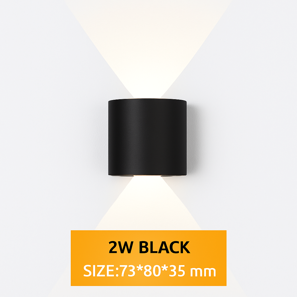 Applique murale — De applique murale LED extérieure étanche IP65 applique murale intérieure 4W6W 8W 10W lumières de jardin en aluminium chambre salon escaliers éclairage
