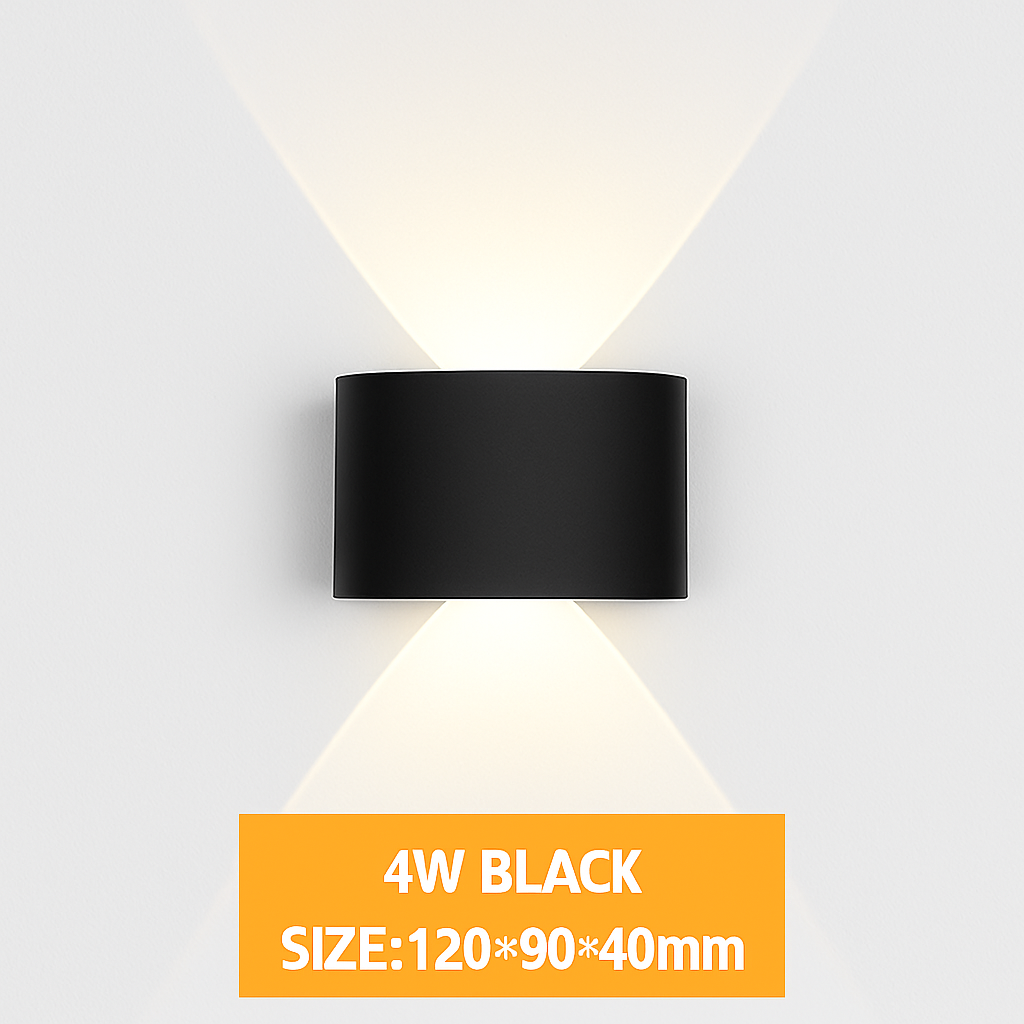 Applique murale — De applique murale LED extérieure étanche IP65 applique murale intérieure 4W6W 8W 10W lumières de jardin en aluminium chambre salon escaliers éclairage