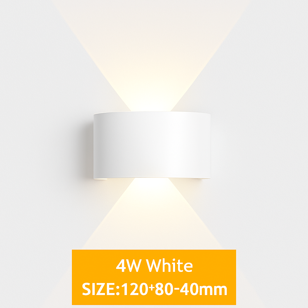 Applique murale — De applique murale LED extérieure étanche IP65 applique murale intérieure 4W6W 8W 10W lumières de jardin en aluminium chambre salon escaliers éclairage