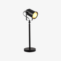 Lampe de bureau à LED spot ajustable sur pied noir Victor Respire en Métal - Une Présence Décorative Affirmée