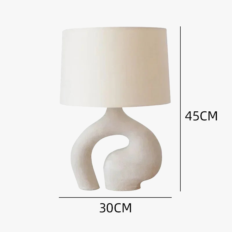 lampe de bureau moderne en tissu pour décoration intérieure nordique
