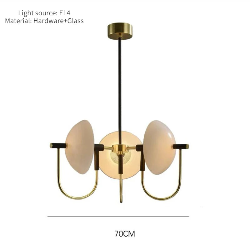lampe de chevet créative en verre style minimaliste médiéval