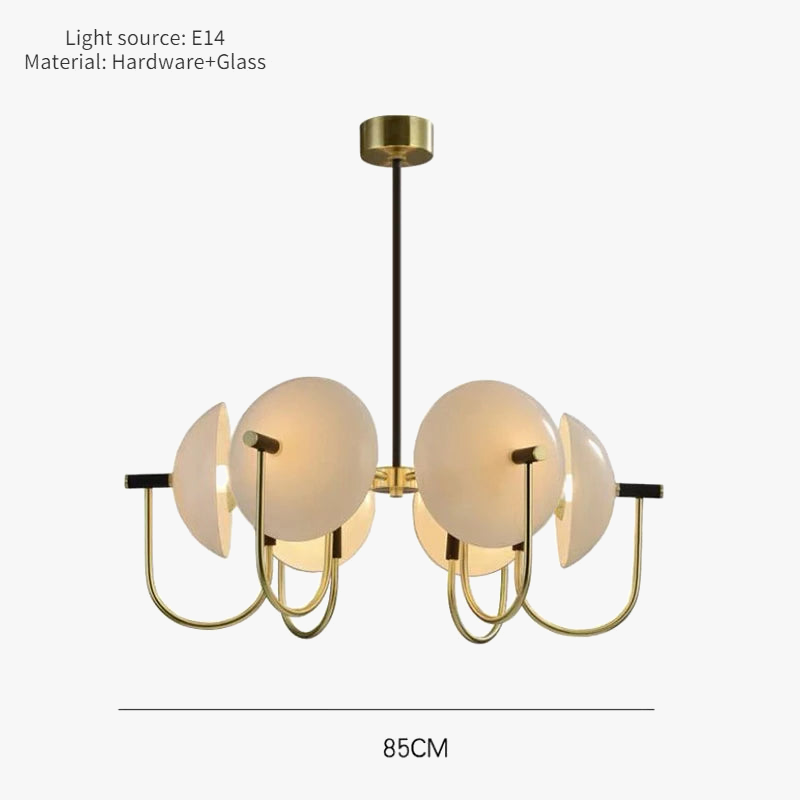 lampe de chevet créative en verre style minimaliste médiéval