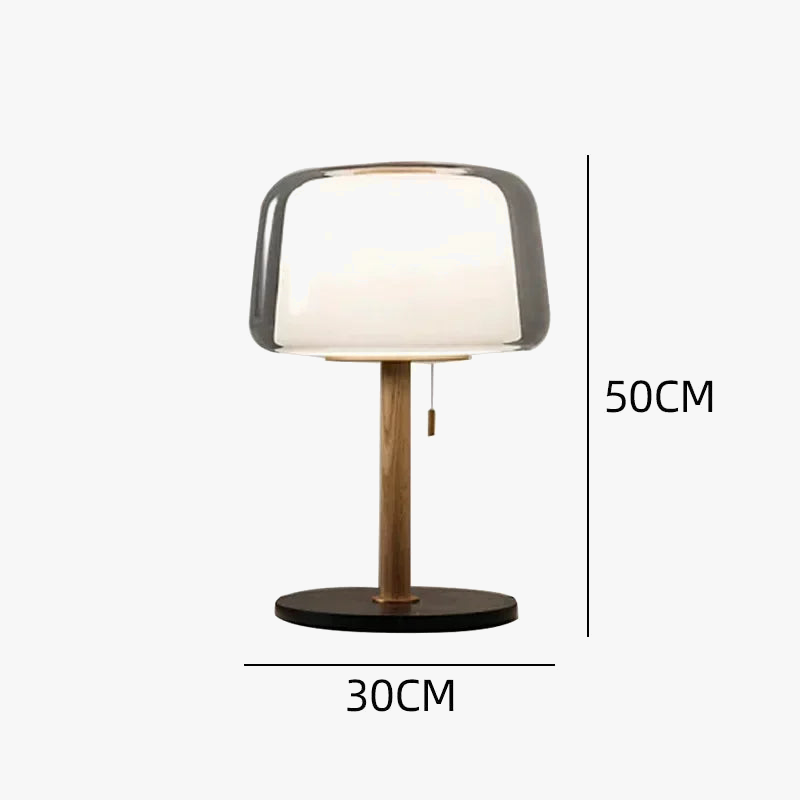 lampe de chevet design moderne en verre haut de gamme 2024