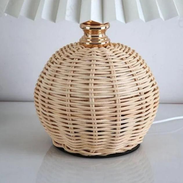Lampe de Chevet en Osier