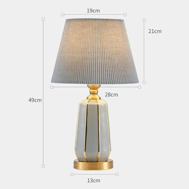 Lampe de Chevet Grise