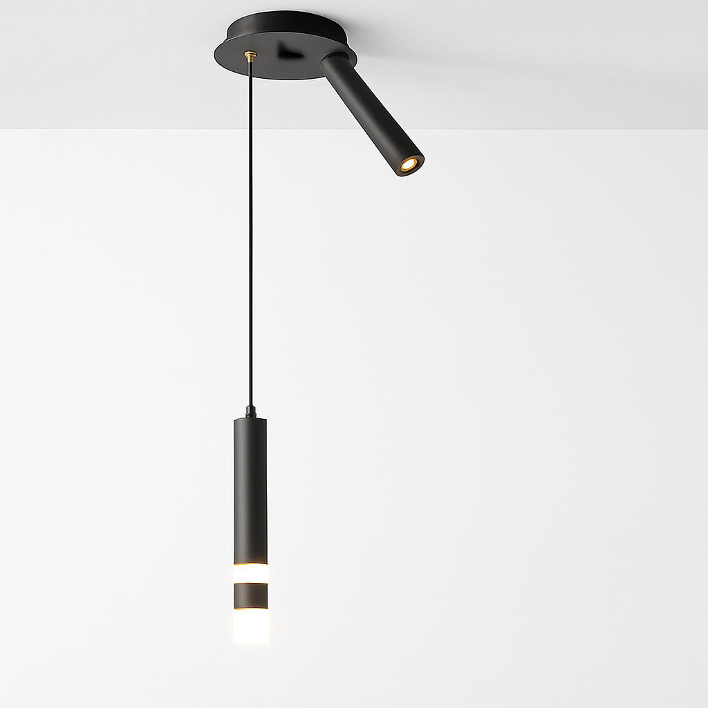 Lampe de chevet moderne avec projecteur rotatif led suspension Adrien Fugue - Présence Moderne & Harmonie Intérieure