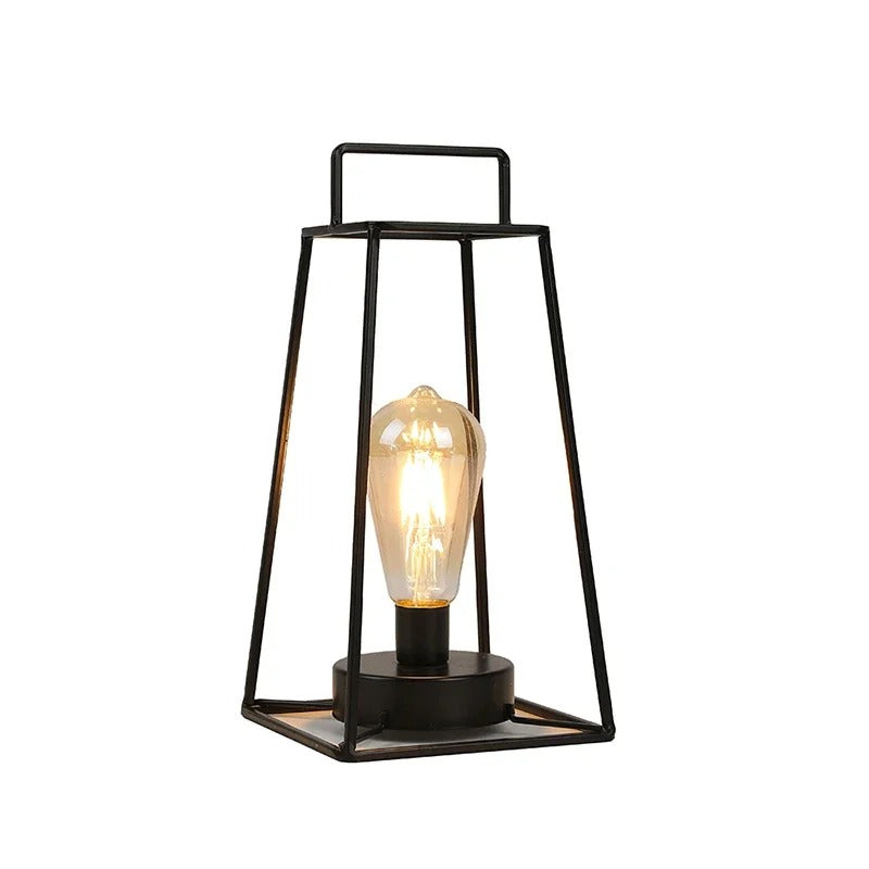 Lampe de Chevet Noir Industriel