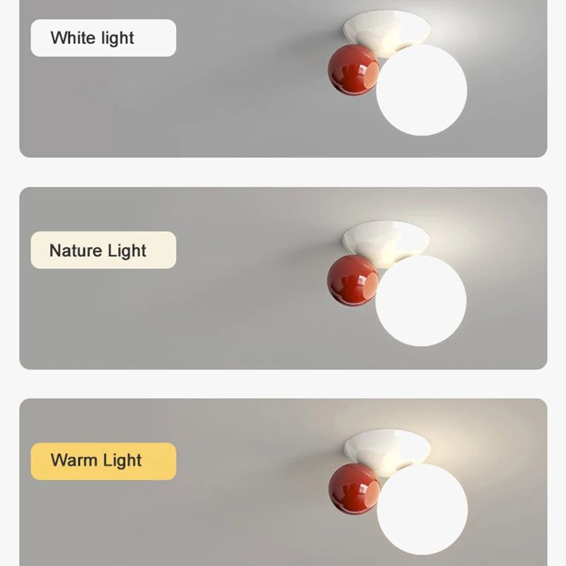 Lampe de chevet simple pour hôtel et escalier plafonnier Lazare Aube en Métal - Une Présence Décorative Affirmée