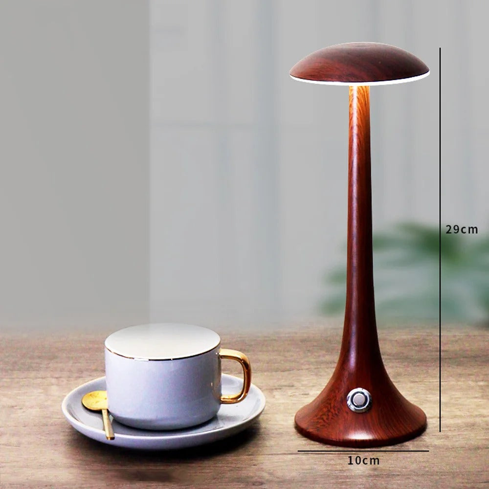 Lampe de Chevet Tactile Bois