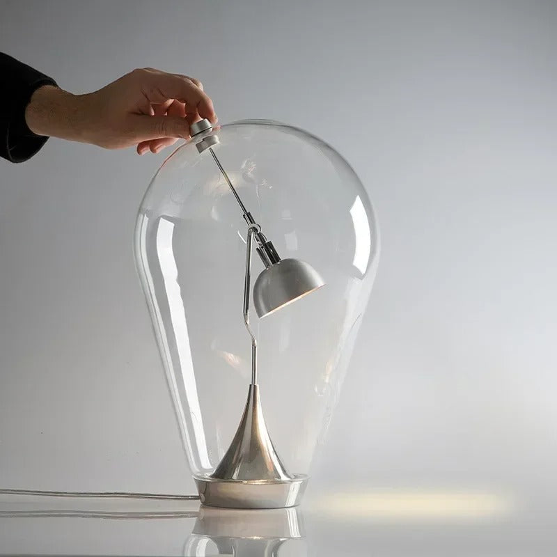 Lampe de Chevet Vintage Verre