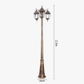 lampe de jardin extérieure étanche pour villa et pelouse