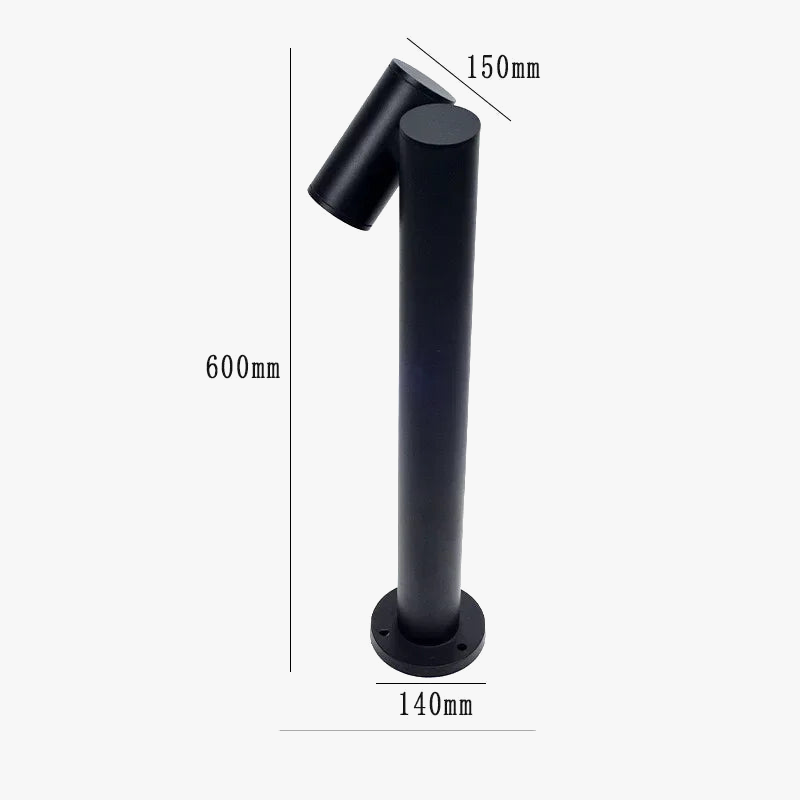 lampe de jardin à led étanche pour décoration extérieure
