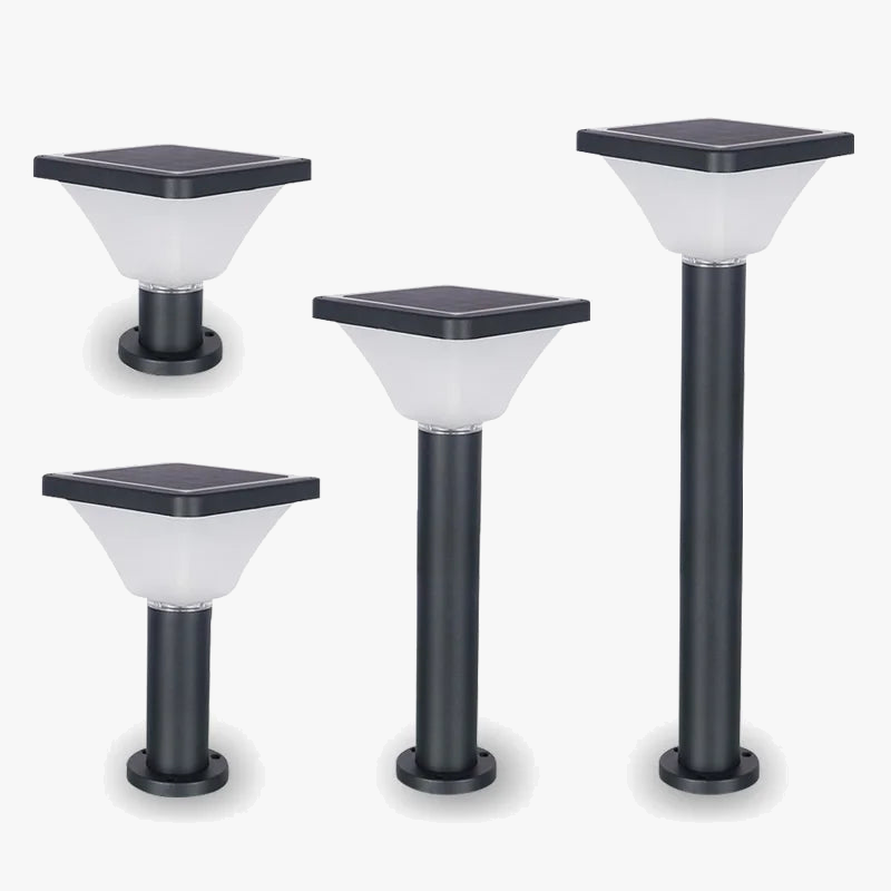 lampe de jardin solaire moderne pour décoration extérieure économique