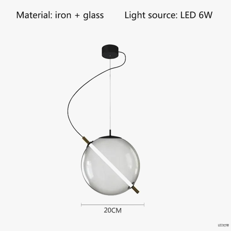 Lampe à poser — De table créative en verre nordique pour enfants