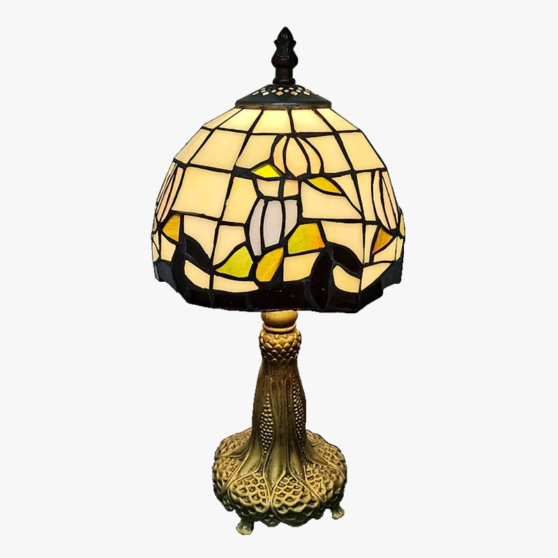 Lampe à poser — De table style tiffany en verre antique pour décoration intérieure