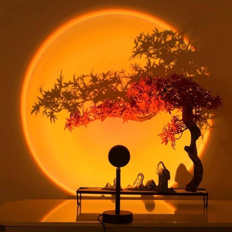 Lampe à poser — Coucher de Soleil