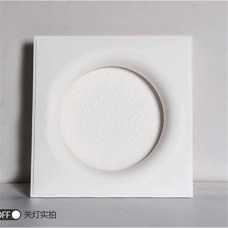 Lampe en plâtre créative lune pour décoration murale Zélian Concerto - Une Note Singulière dans le Décor