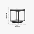 lampe extérieure led moderne et imperméable pour décoration jardin