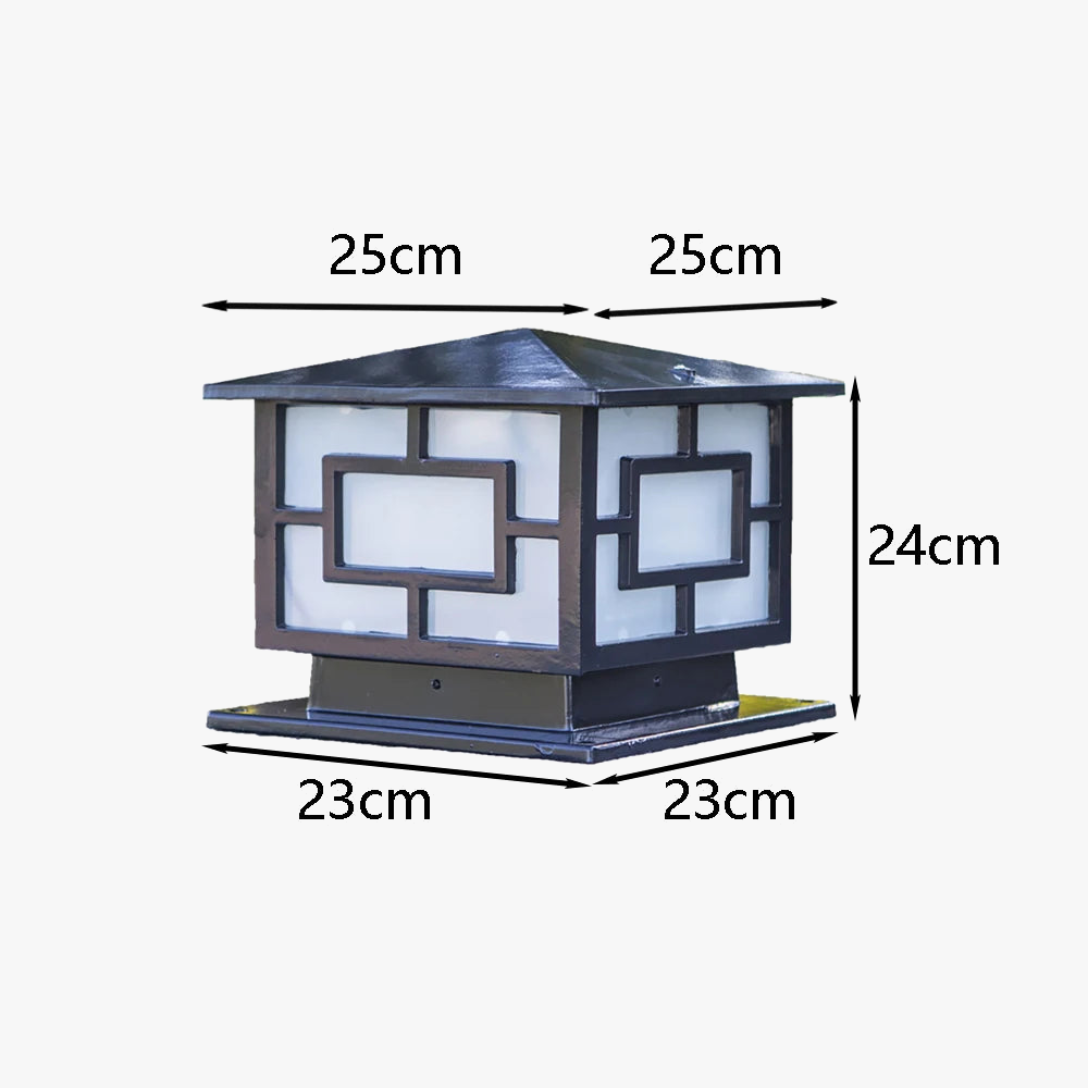 lampe extérieure rétro pour jardin et cour étanche