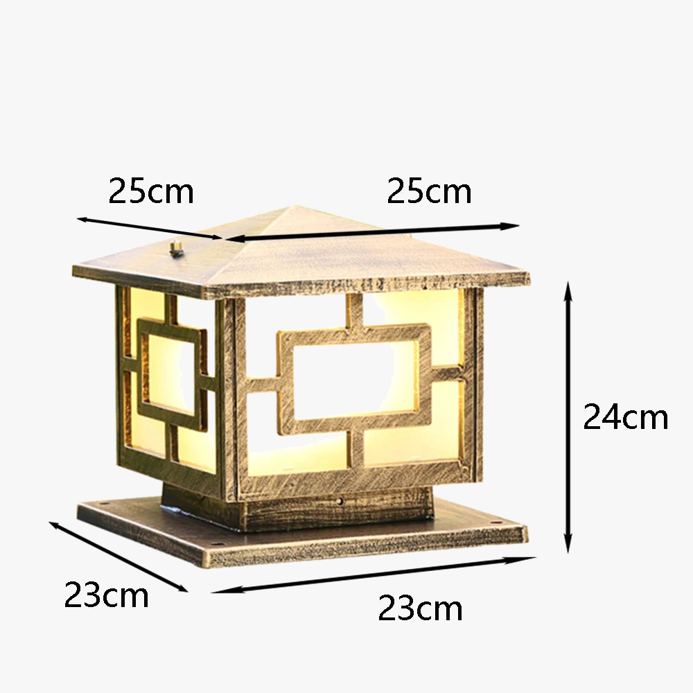 lampe extérieure rétro pour jardin et cour étanche
