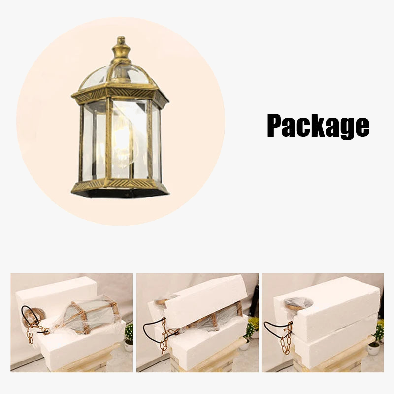 Plafonnier — Extérieure Suspension de jardin porte couloir balcon lampe suspendue lanterne étanche couloir allée cour plafonniers