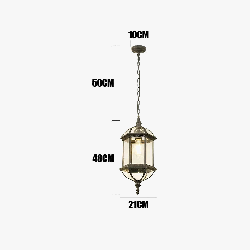 Plafonnier — Extérieure Suspension de jardin porte couloir balcon lampe suspendue lanterne étanche couloir allée cour plafonniers