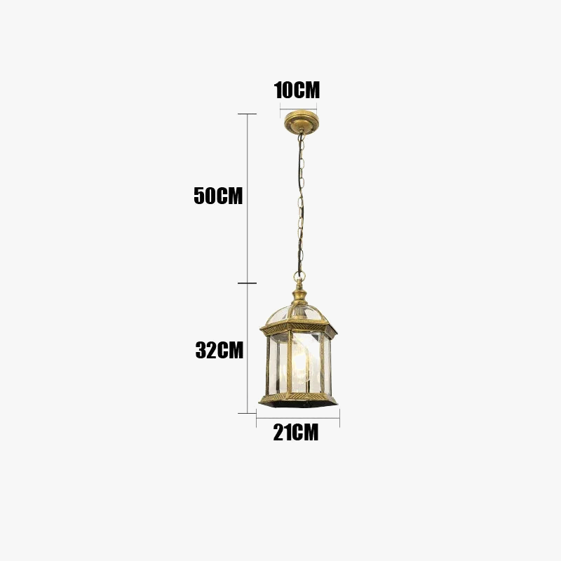Plafonnier — Extérieure Suspension de jardin porte couloir balcon lampe suspendue lanterne étanche couloir allée cour plafonniers