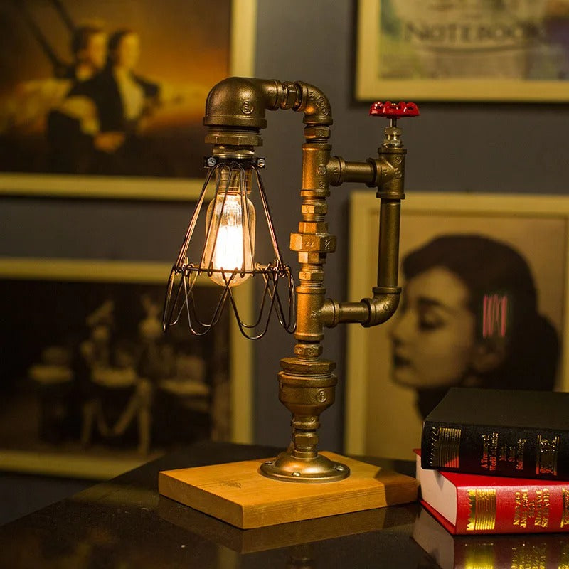 Lampe Industrielle de Chevet Blandine Aube - Esprit Atelier & Présence Décorative