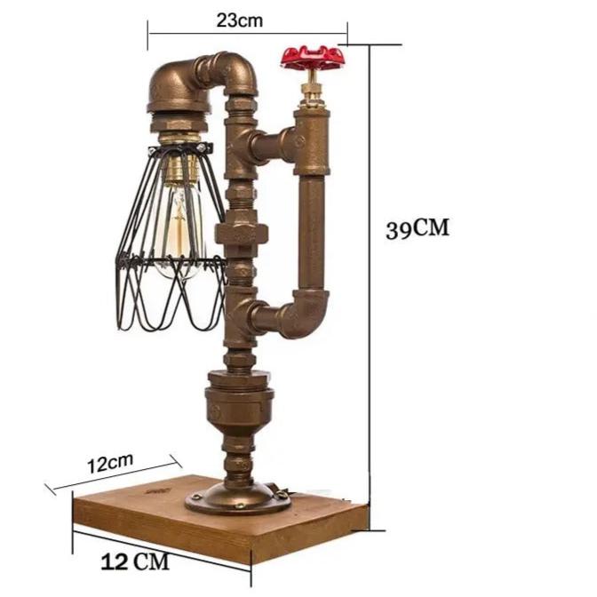 Lampe Industrielle de Chevet Blandine Aube - Esprit Atelier & Présence Décorative