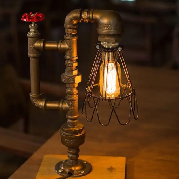 Lampe Industrielle de Chevet Blandine Aube - Esprit Atelier & Présence Décorative