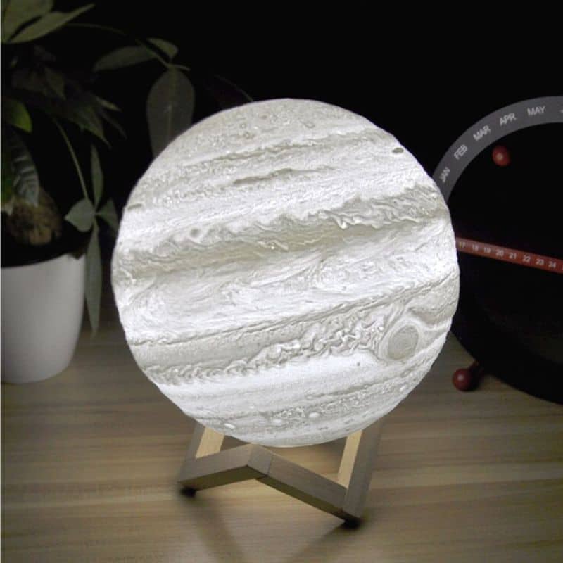 Lampe Jupiter Rose Sérénade en Bois - Matière Chaleureuse & Lignes Élégantes