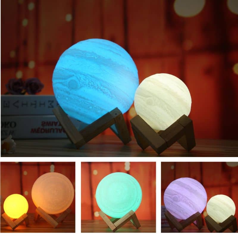 Lampe Jupiter Rose Sérénade en Bois - Matière Chaleureuse & Lignes Élégantes