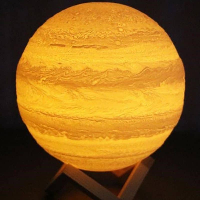 Lampe Jupiter Rose Sérénade en Bois - Matière Chaleureuse & Lignes Élégantes