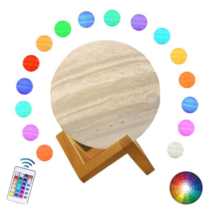 Lampe Jupiter Rose Sérénade en Bois - Matière Chaleureuse & Lignes Élégantes