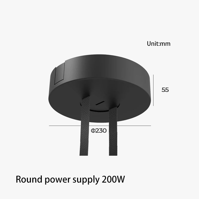 lampe led en tissu tricoté bande lumineuse pour loft