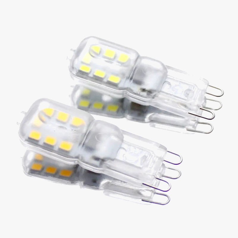 lampe led mini ampoule transparente laiteuse lot de dix pièces