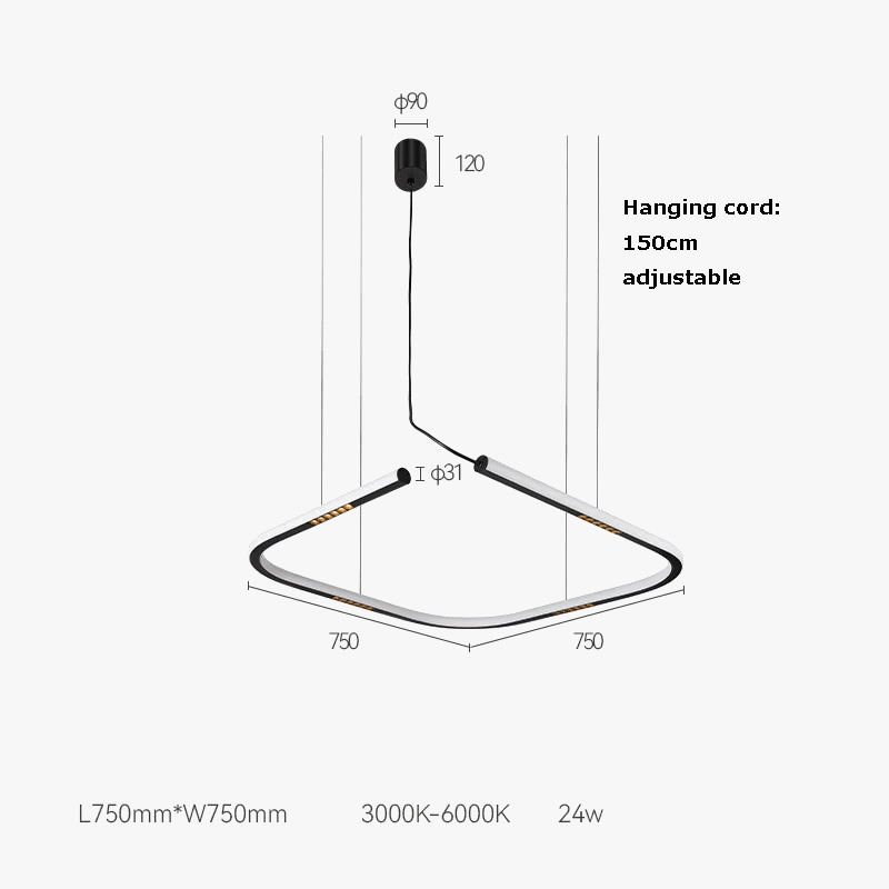 lampe led ronde avec capteur de main et intensité variable