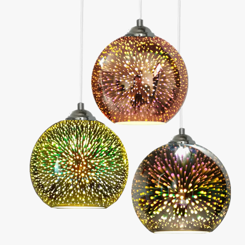 Lampe à poser — LED suspendue design nordique moderne décorative feu d'artifice