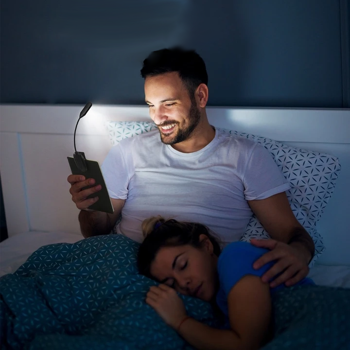 Lampe à poser — De lecture à pince