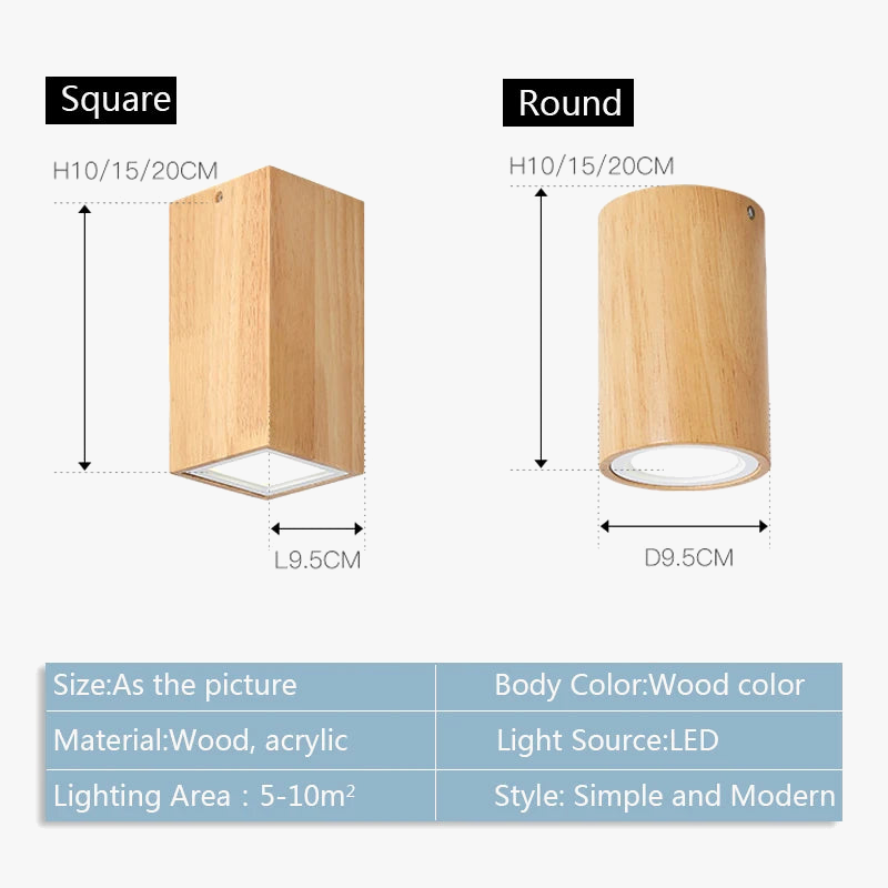 Lampe plafonnier moderne bois surface Milène Silhouette - Une Présence Naturelle Apaisante