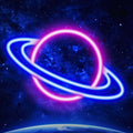 Lampe à poser — Néon Planète Lumineuse