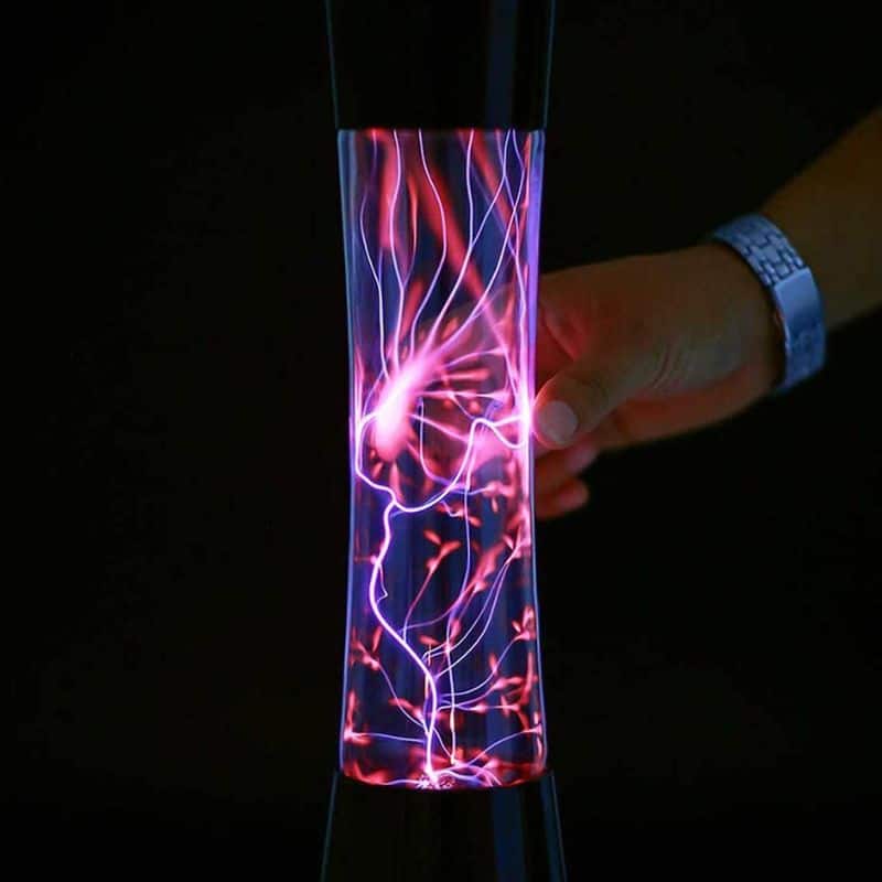 Lampe Plasma Tube Eugénie Nuance en Verre - Jeux de Reflets & Harmonie Intérieure