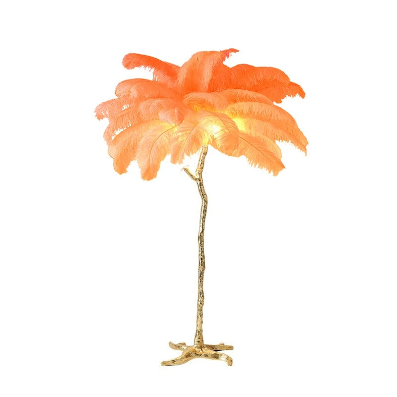 Lampe Plume d'Autruche