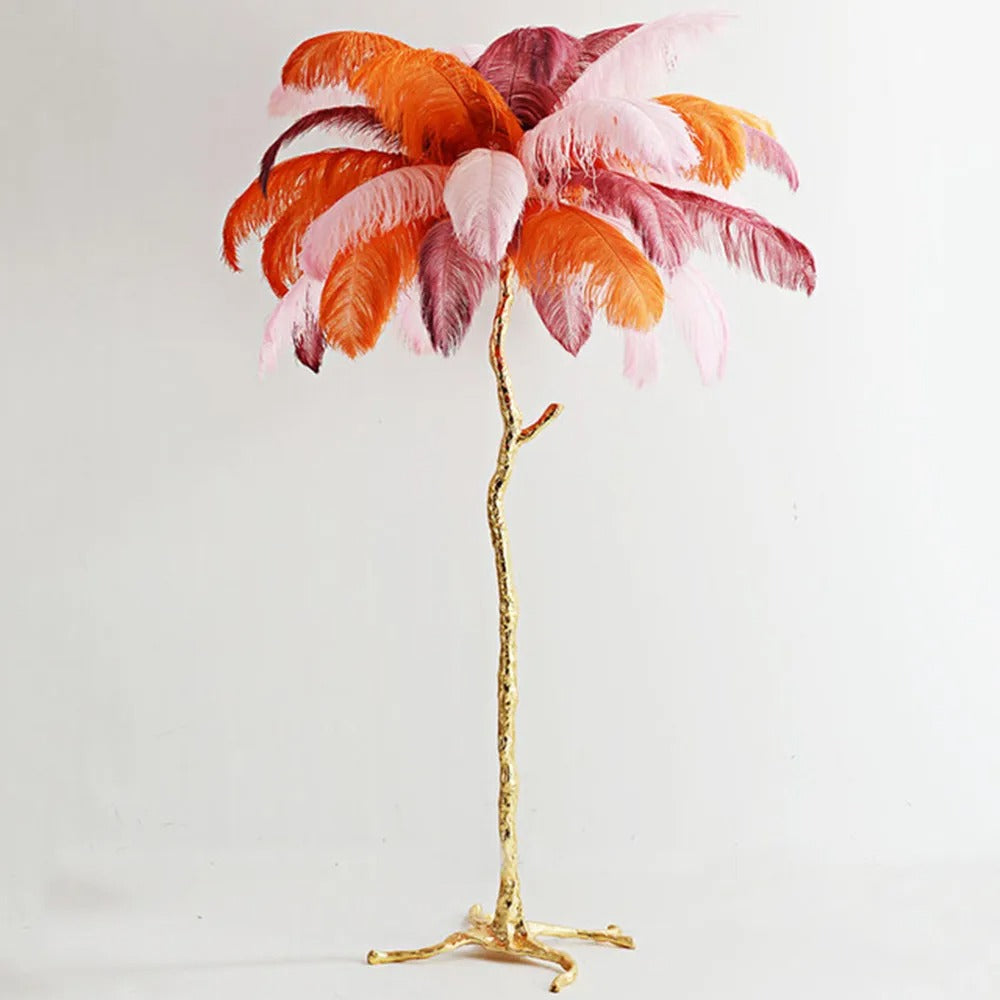 Lampe Plume d'Autruche