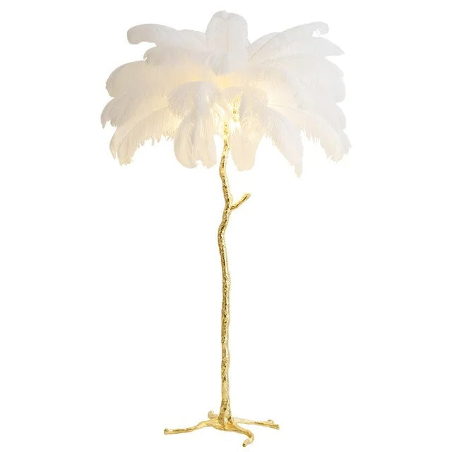 Lampe Plume d'Autruche